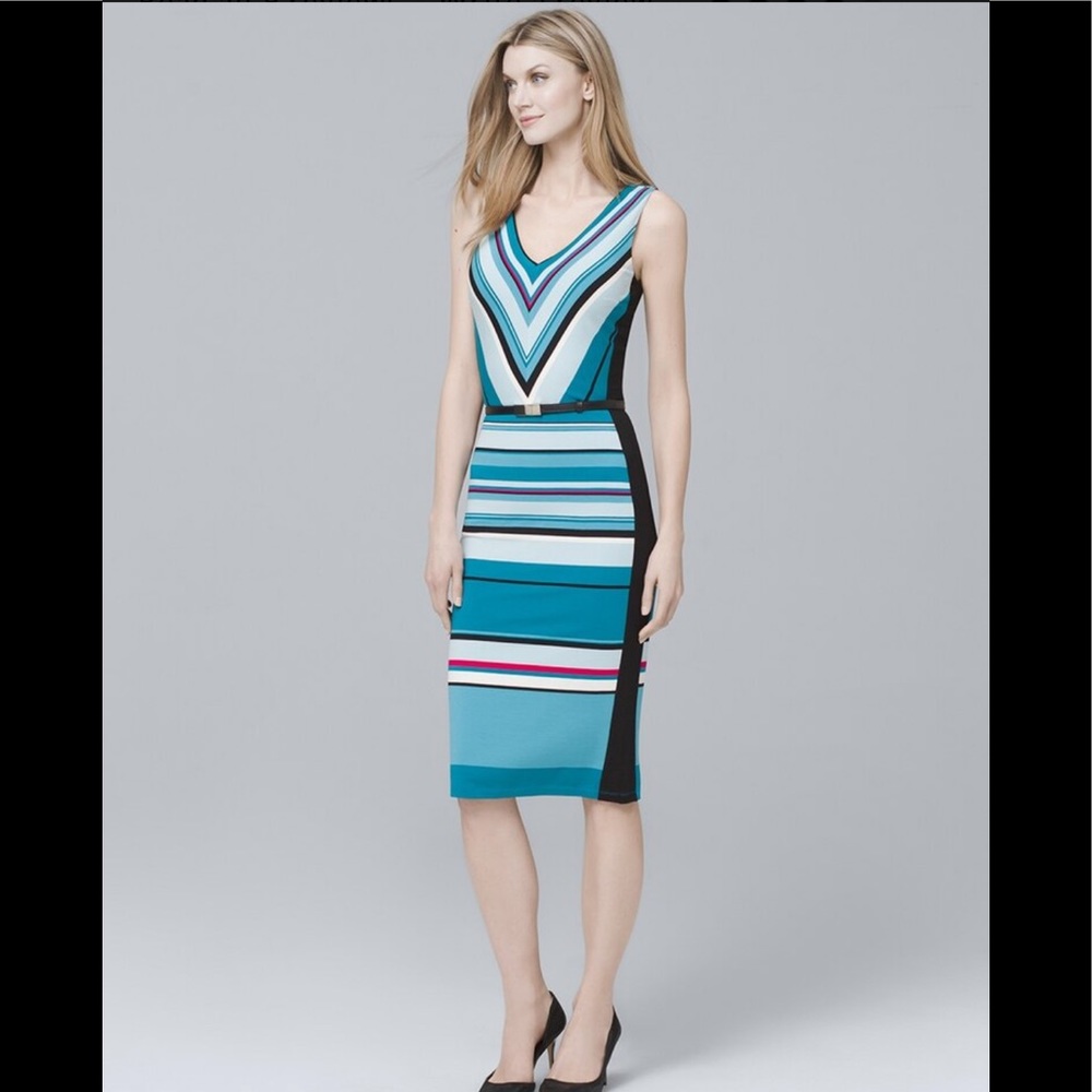Knit sheath dress